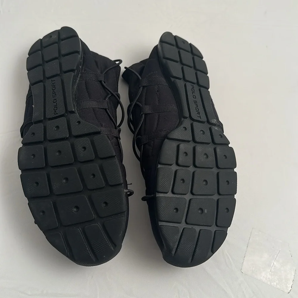 Polo Sport black vintage slip on sneakers